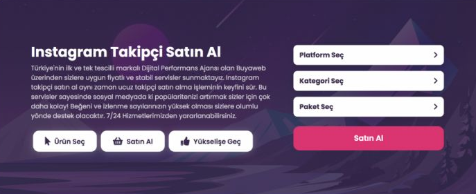 Yorum Beğeni Satın Al